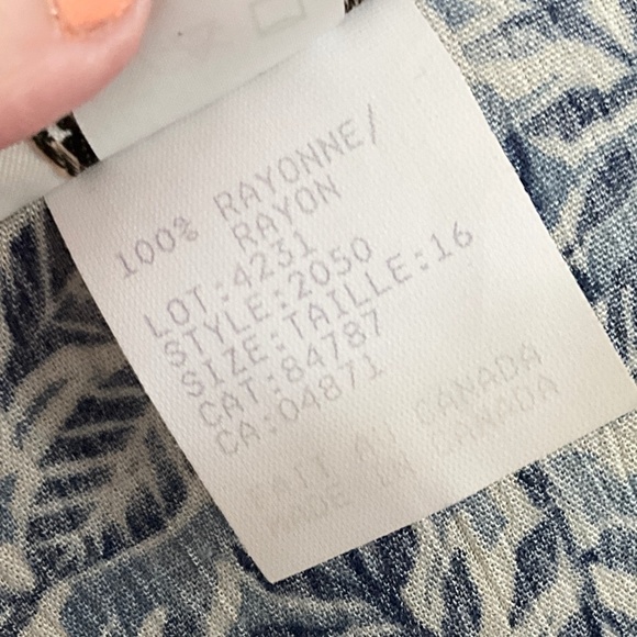 Vintage Blue and White Maxi Dress - Picture 7 of 14